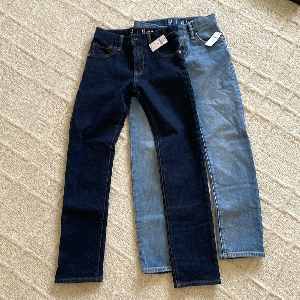 2 Pairs- GAP slim jeans